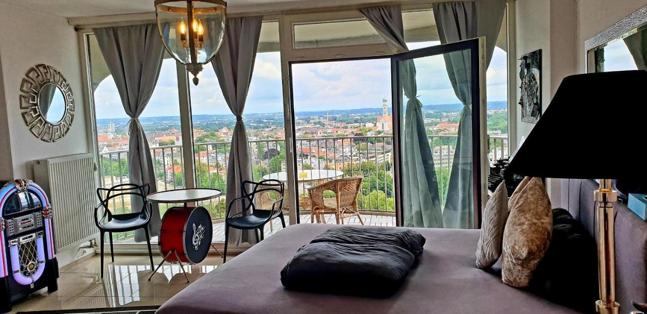Suite-Xxi City View Hotelturm Augsburg Eksteriør billede