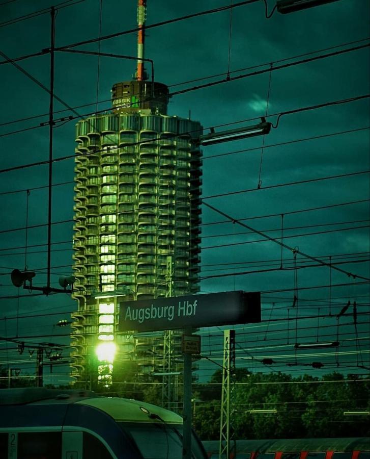 Suite-Xxi City View Hotelturm Augsburg Eksteriør billede
